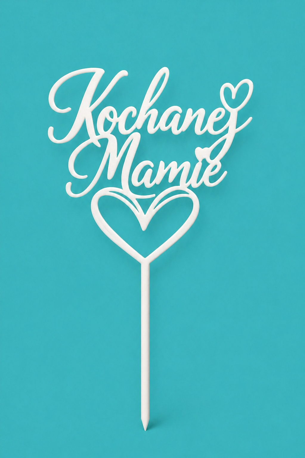Dekoracyjny topper „Kochanej Mamie”