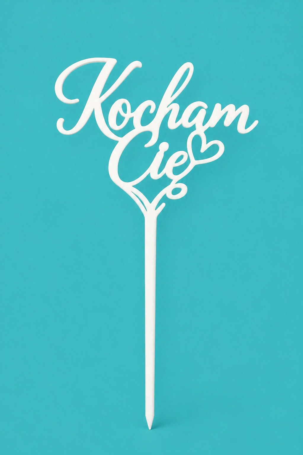 Dekoracyjny topper „Kocham Cię”